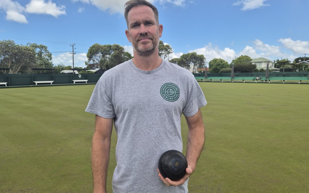 Point Chevalier Bowls Club president Simon Munro.
