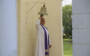 A week after Cyclone Gita, bells echo at church services around the country