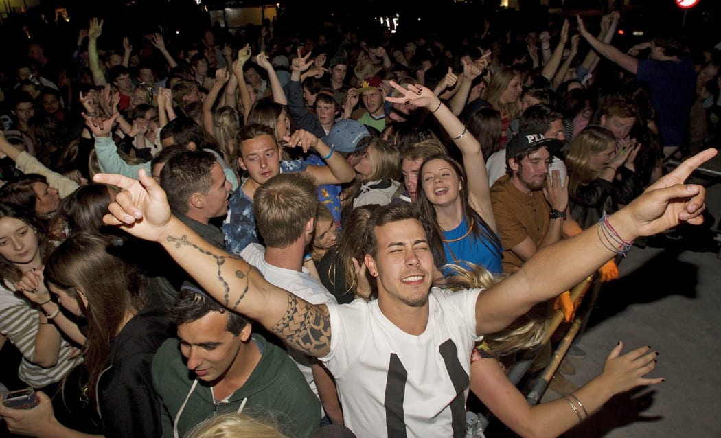 Revellers welcome in 2014 in Queenstown. A big crowd is expected for the countdown to 2015.