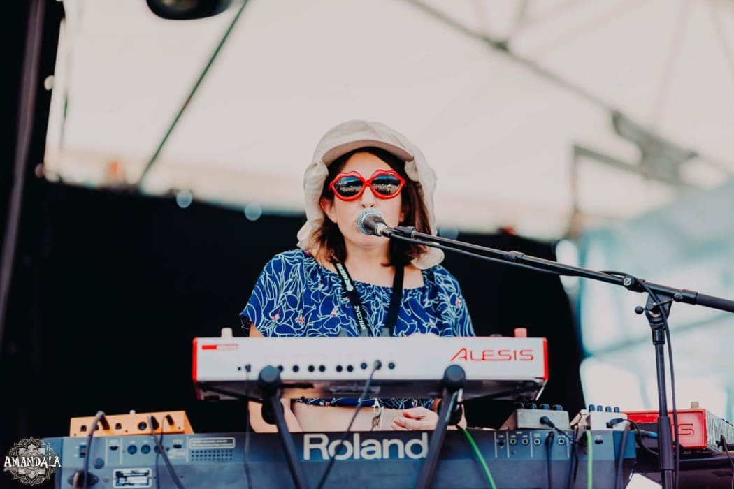 Steph Brown performing LIPS