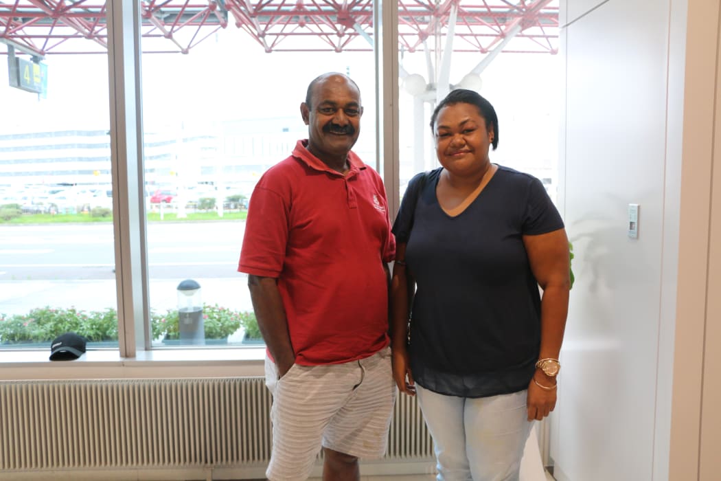 Father Inosi and sister Bulou have travelled from Fiji to support Wallabies midfielder Tevita Kuridrani.