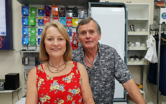 Wellington's Freeman's Bookstore owners Lorraine and Tony Freeman.