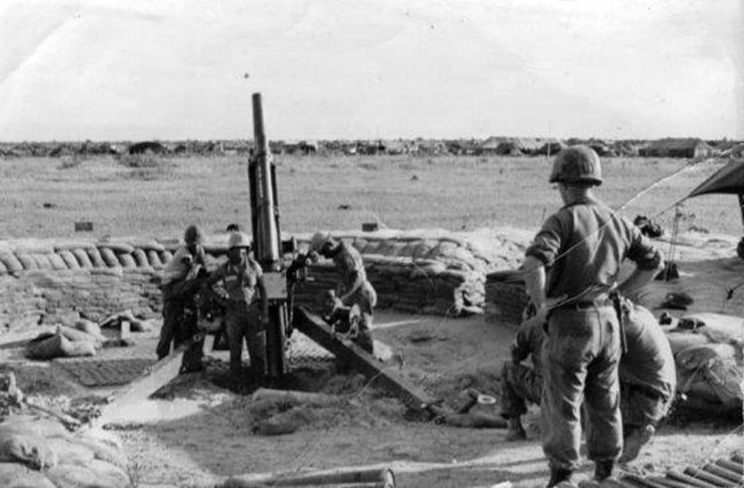 Gunners of the Royal New Zealand Artillery 161 Battery, which served in the Vietnam War.