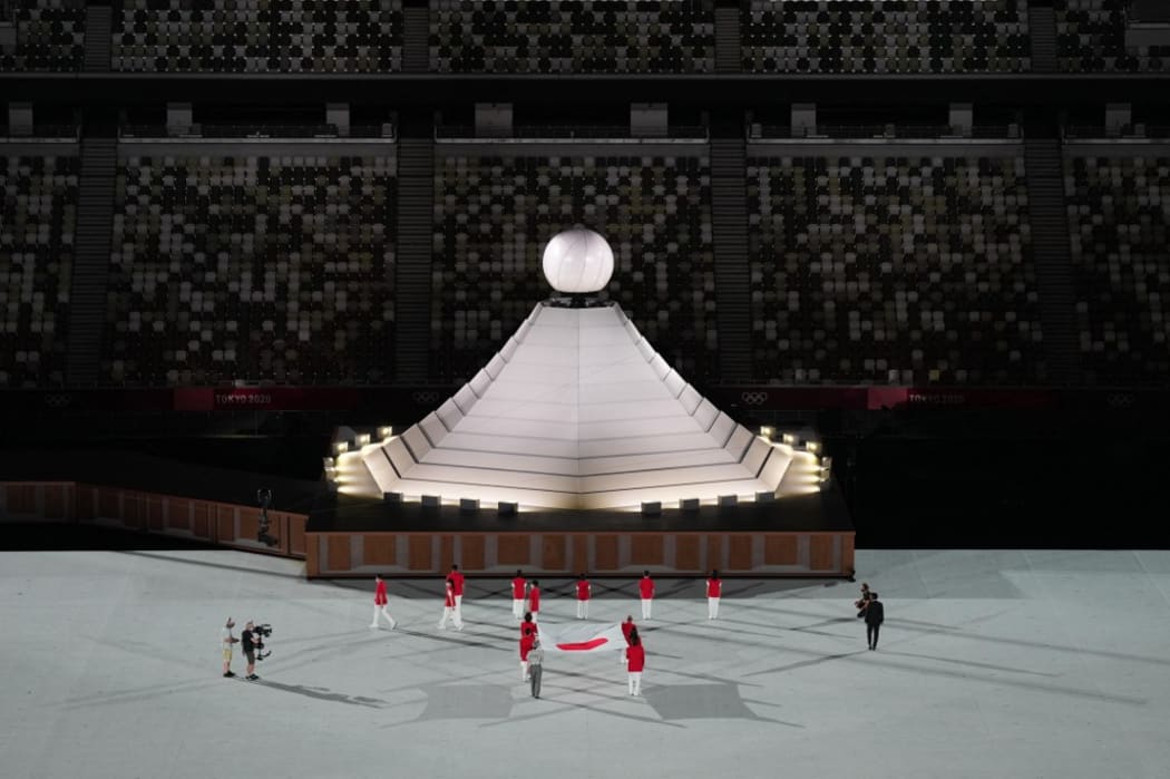 A photo shows the Opening Ceremony of the Tokyo 2020 Olympic Games at National Stadium in Tokyo on July 23rd, 2021.