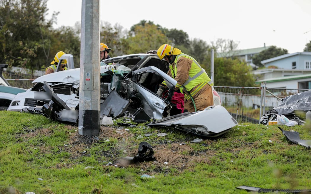 Car crash on Whangaparoa Road resulting in serious injuries