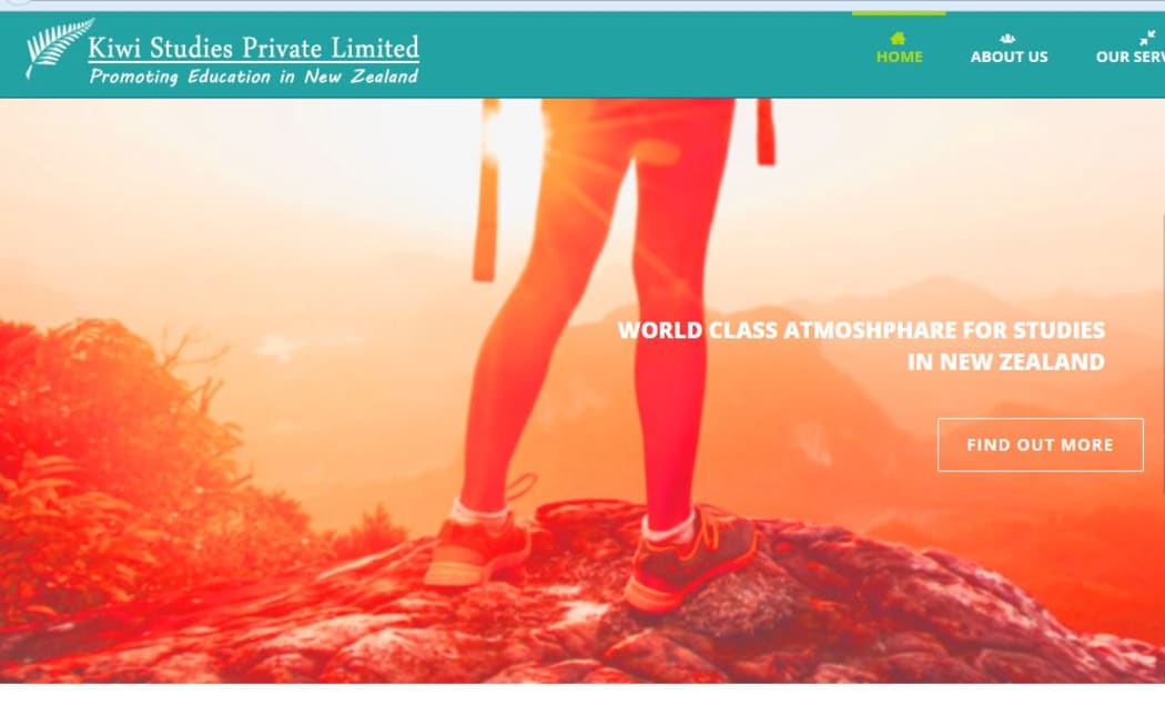 The Kiwi studies website boasts of a 'world class atmoshphare' for studying in NZ.