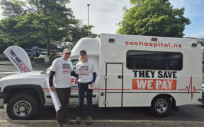 Save our Hospital rally in Dunedin