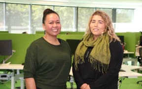 Kristin Te Wao, left, Chanelle Lucas.