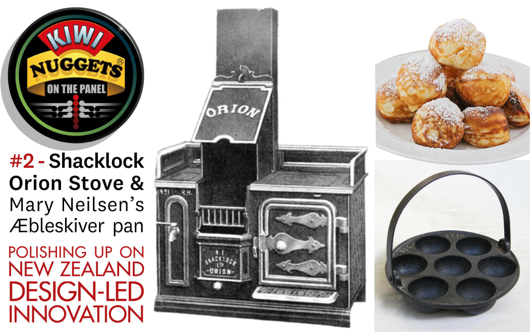 The Shacklock Orion coal range and the æbleskiver pan