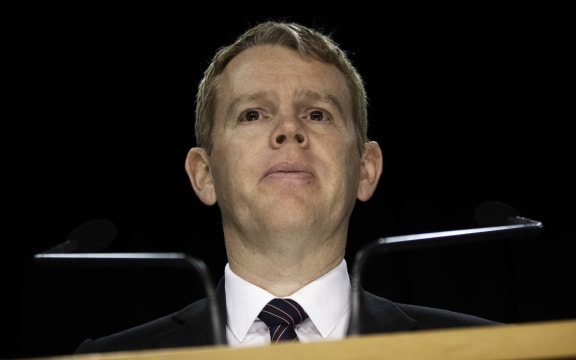 Prime Minister Chris Hipkins gives a media conference about Kiri Allan's resignation as justice minister