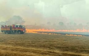 Members of the Sebastopol Fire brigade have been fighting the blaze in the Grampians.