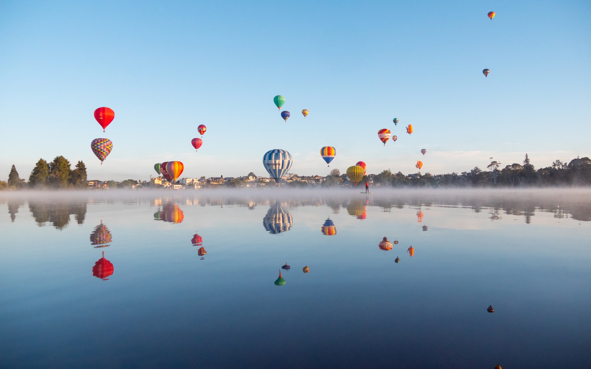 Balloons take to the skies in Hamilton's annual Balloons Festival.
