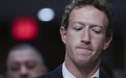 WASHINGTON, DC - JANUARY 31: Mark Zuckerberg, CEO of Meta testifies before the Senate Judiciary Committee at the Dirksen Senate Office Building on January 31, 2024 in Washington, DC. The committee heard testimony from the heads of the largest tech firms on the dangers of child sexual exploitation on social media.   Alex Wong/Getty Images/AFP (Photo by ALEX WONG / GETTY IMAGES NORTH AMERICA / Getty Images via AFP)