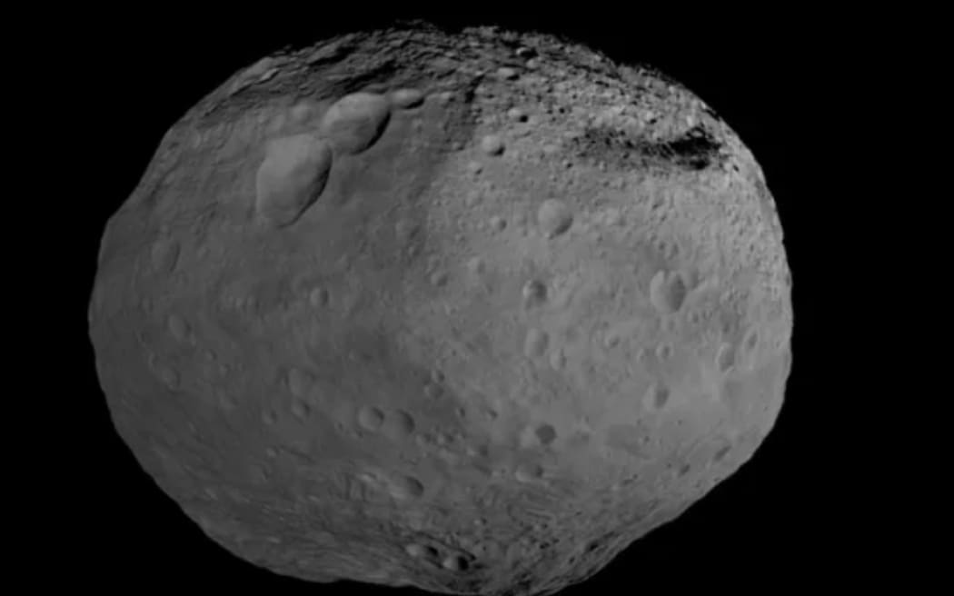 The asteroid 4 Vesta.