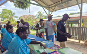 Bougainvilleans waited in long queues to cast their votes in the region's election.