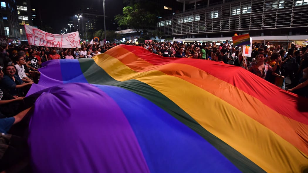 Last year protestors in Sao Paolo demonstrated against the decision of a Brazilian judge who approved conversion therapy.
