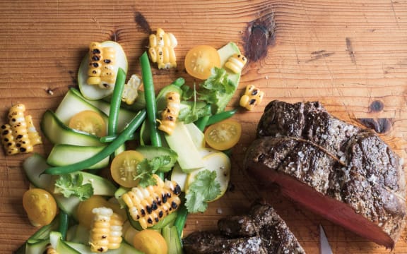Eye Fillet of Beef & Summer Farmers' Market Salad