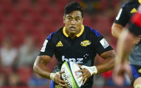 Julian Savea on Hurricanes duty in South Africa