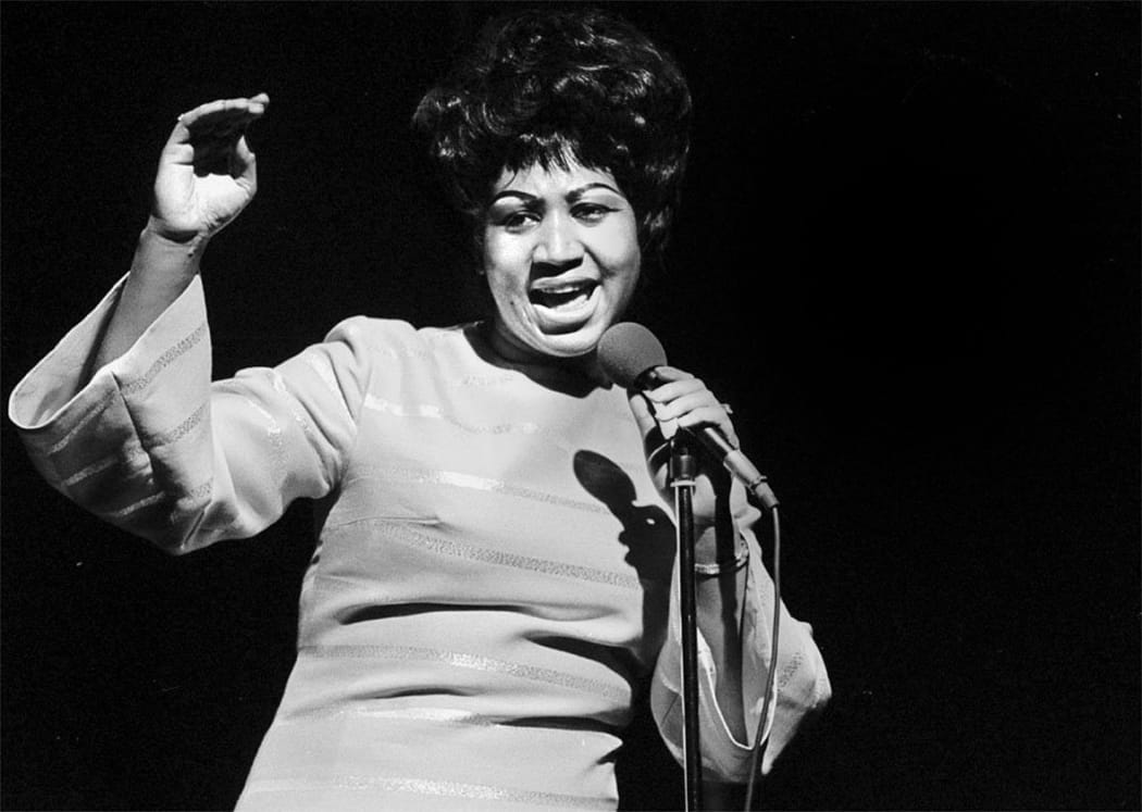 Aretha Franklin in Stockholm, Sweden.