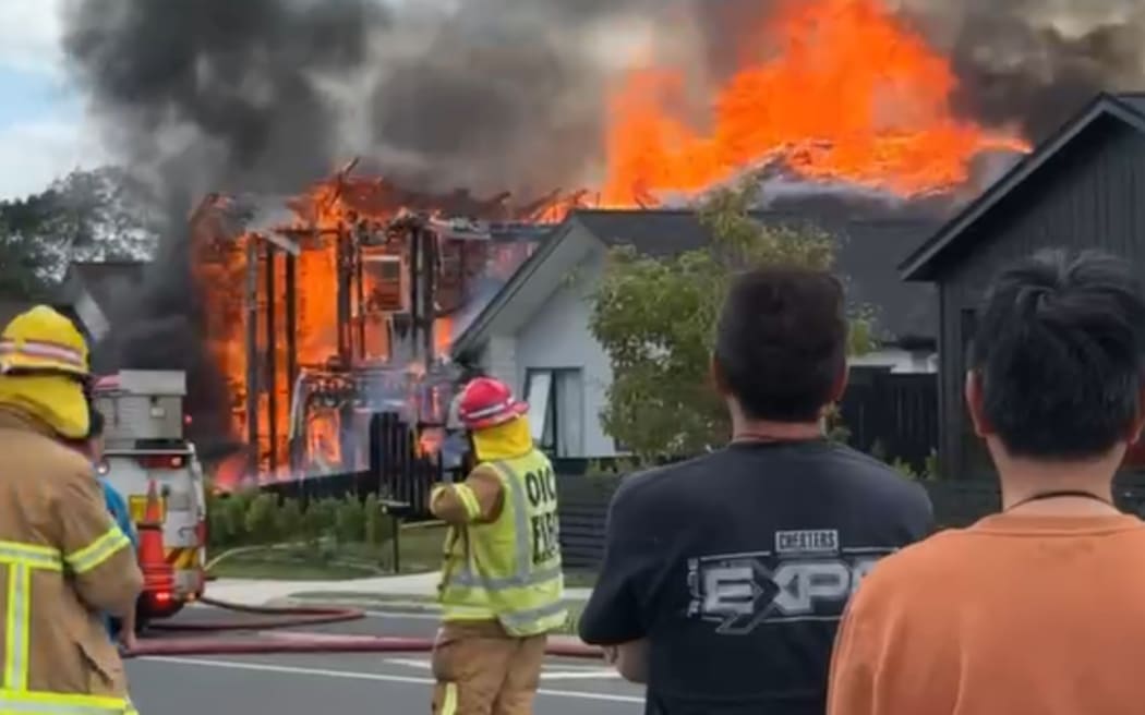 A house fire in Milldale.