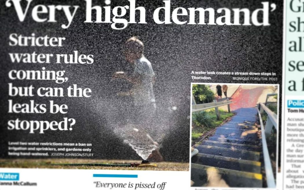 The Wellington region's water woes proved a valuable reservoir of news for the capital's daily paper over the summer break.
