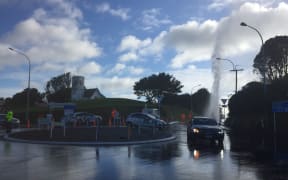 Burst main in Johnsonville