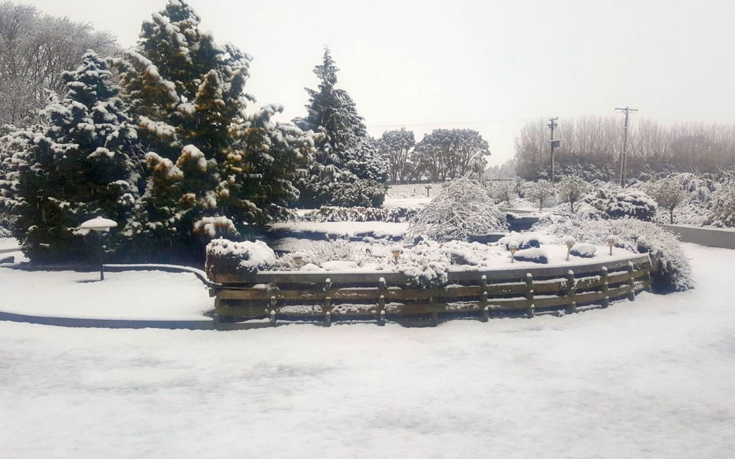 Snowfall in west otago