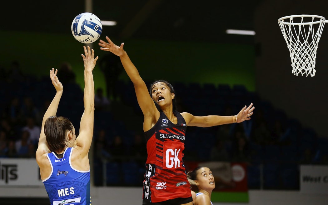 Tactix goal keeper Temalisi Fakahokotau is the ANZ Premiership's leading defender