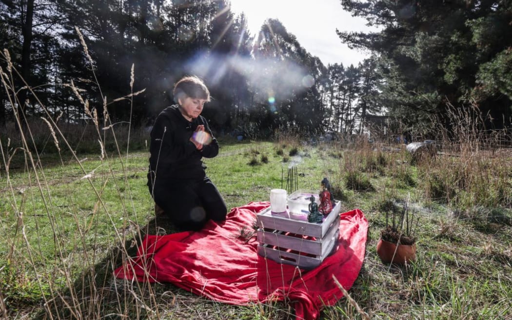 Shiva Tara Aroha Sanctuary co-founder Maria Anna's Leo-lo-Shiva is upset with her neighbour.