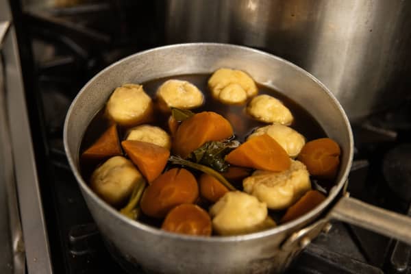 Boil Up being cooked at Everybody Eats