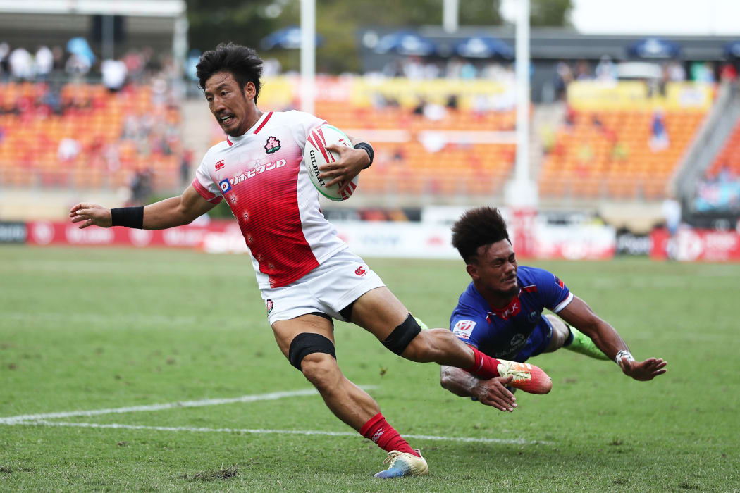Samoa were stunned by Japan in pool play.
