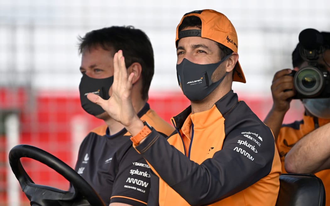 Mclaren driver Daniel Ricciardo of Australia.