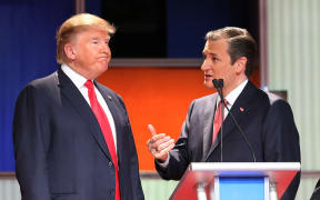 Republican presidential candidates (L-R) Donald Trump and Sen. Ted Cruz.