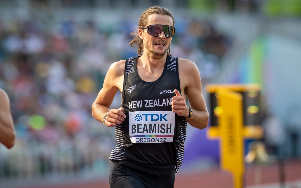 New Zealand steeplechase runner Geordie Beamish.