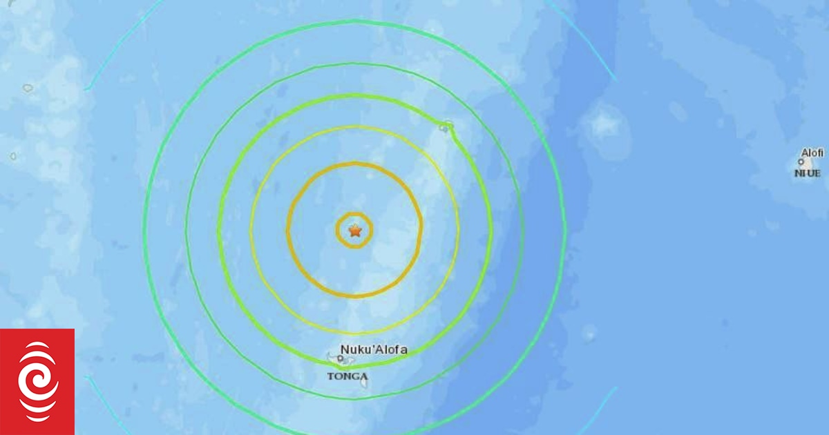 6.9 magnitude earthquake strikes off Tonga