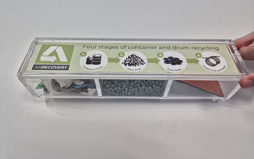 An example of the plastics recycled by Agrecovery.