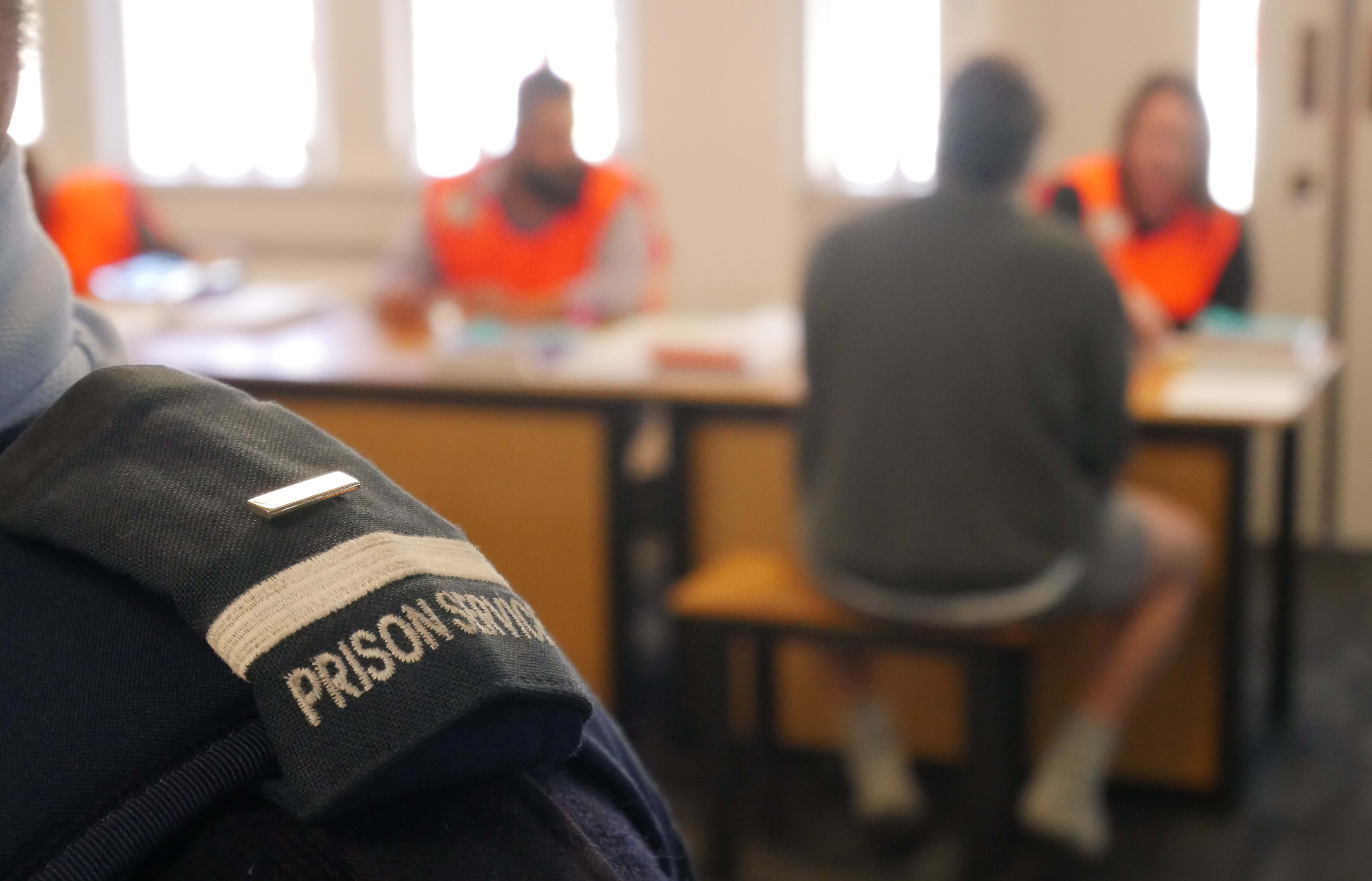 Voting underway at Christchurch Men's Prison.