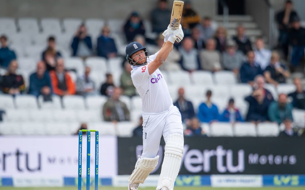 England's Jonny Bairstow 3rd Test between New Zealand and England at Headingley, Leeds, 2022.