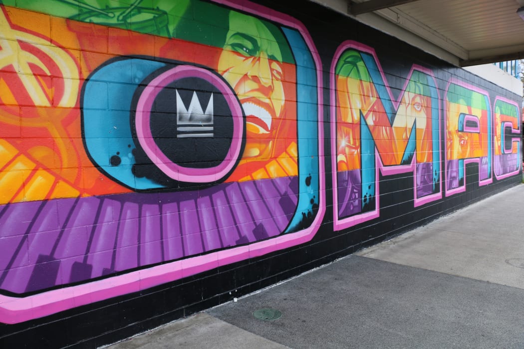 Outside OMAC in Otara
