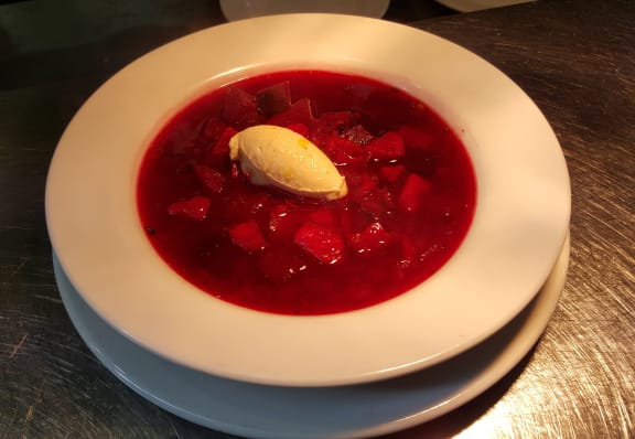 David Griffiths' root vegetable soup