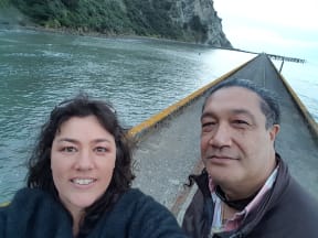 Honiana Love and Lawrence Wharerau