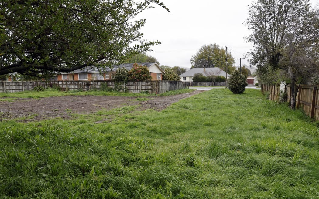 A site on Graham St has been cleared as Kāinga Ora wants to build three new townhouses on it.