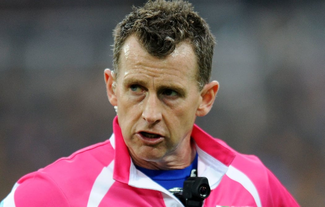 The Welsh referee Nigel Owens.