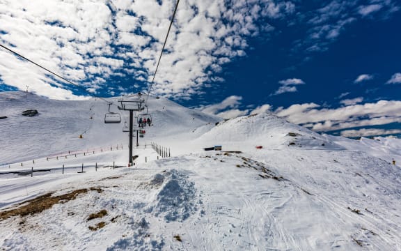 Coronet Peak ski resort, Queenstown.