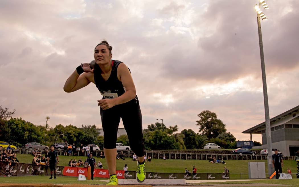 Lisa Adams at the Sir Graeme Douglas International Track Challenge. 2019.