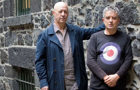 Simon Grigg and Murray Cammick in 2013