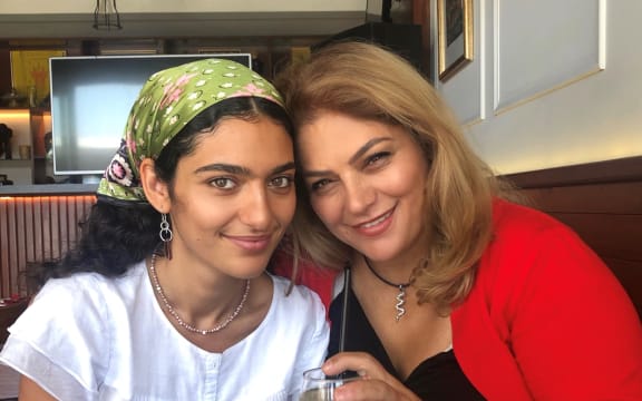 Roxie Mohebi and her maman