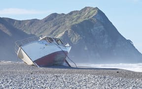 The San Rosa was an old fishing trawler purchased in Tauranga. It was en route to the Marlborough Sounds when it ran into difficulty last month.