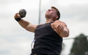 Jacko Gill in competition.