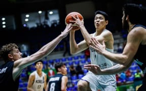 Tall Blacks in action against Korea